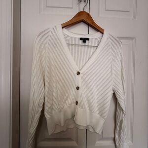 RW&CO. Cream Knit Cardigan